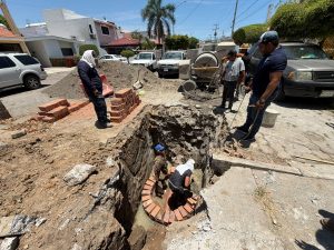 JUMAPAM inicia rehabilitación del alcantarillado en Lomas de Mazatlán