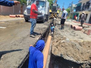 Alcanza 65% de avance la rehabilitación del Subcolector Papagayos