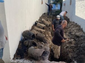 JUMAPAM rehabilita red de alcantarillado sanitario en la colonia López Mateos