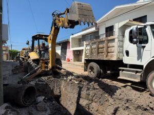 JUMAPAM registra importantes avances en la rehabilitación de la línea de presión de la colonia Olímpica