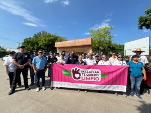 “Mazatlán Te Quiero Limpio” retira 160 costales de basura en la colonia Azteca