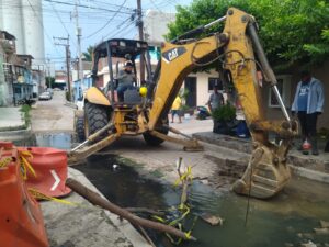 JUMAPAM realiza rehabilitación de alcantarillado en 6 sectores de la ciudad